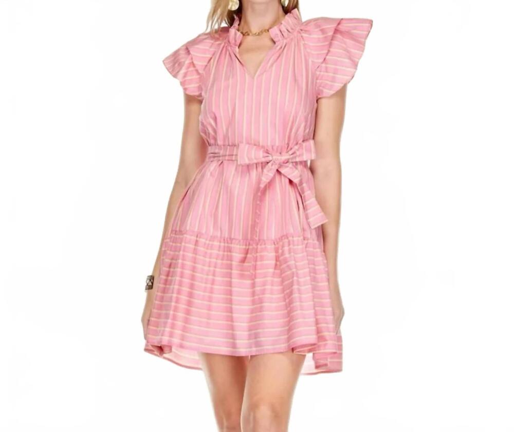 NEW JADE lemonade striped dress in pink